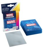 Fundas para Cartas Marvel Champions Sleeves Blue 66x91mm 50 Fundas +1 Transparente Gamegenic - Imagen 2
