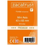 Fundas para Cartas Mini Asia Premium 43mm x 65mm Zacatrus 55 Fundas