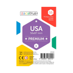 Fundas para Cartas USA Premium 56x87 mm Zacatrus! 55 Fundas