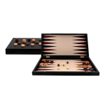 Juego de Mesa Backgammon Profesional Black Series para dos jugadores