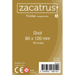 Fundas Dixit 80 x 120 mm Transparentes Zacatrus! 55 Fundas Zacatrus