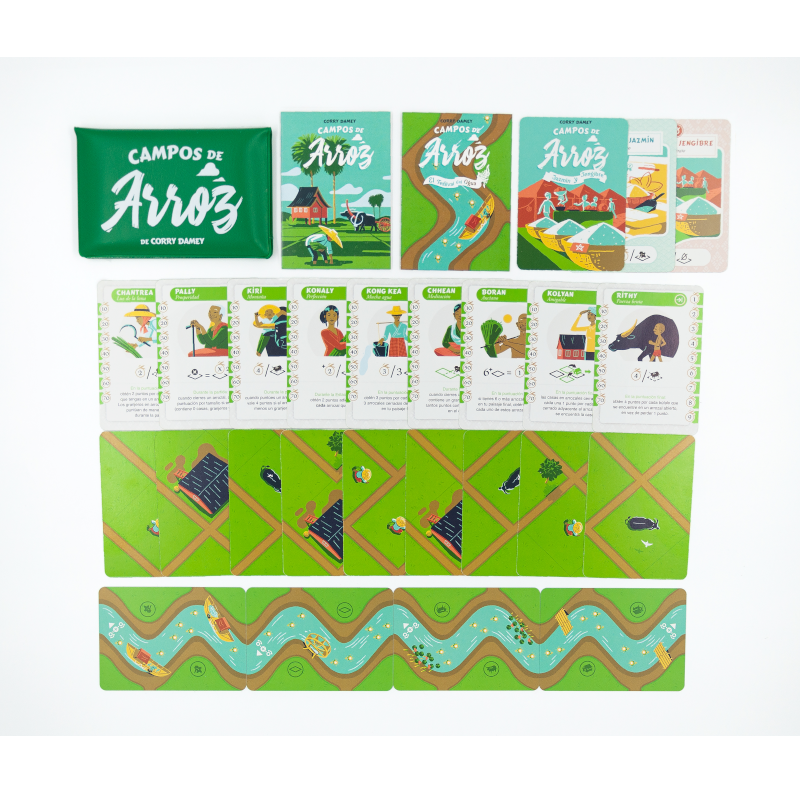 campos de arroz Campos de Arroz Juego de Mesa para 2 Jugadores - Imagen 1