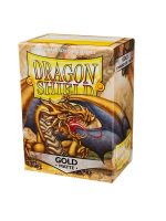 100 Fundas Standard Matte Color Oro Dragon Shield - Imagen 2