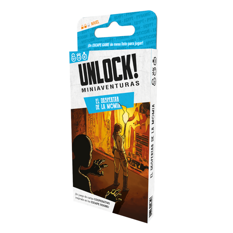 Unlock! Miniaventuras El Despertar de la Momia Unlock! Miniaventuras El Despertar de la Momia Juego de Mesa Escape Game de 1 a 6 Jugadores - Imagen 1