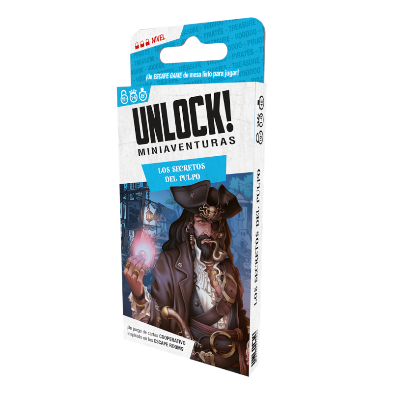 Unlock! Miniaventuras Los Secretos del Pulpo Unlock! Miniaventuras Los Secretos del Pulpo Juego de Mesa Escape Game de 1 a 6 Jugadores - Imagen 1