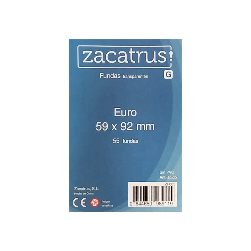 fundas-mayday-eurogame-59x92-mm Fundas Transparentes Zacatrus! Euro 59 x 92 mm 55 Fundas Zacatrus - Imagen 1