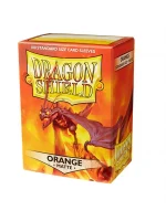 100 Fundas Standard Matte Color Naranja Dragon Shield - Imagen 2