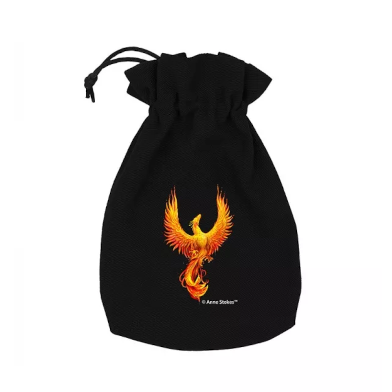 Bolsa de Dados Phoenix Anne Stokes Dice Pouch Q Workshop Bolsa de Dados Phoenix Anne Stokes Dice Pouch Q Workshop - Imagen 1