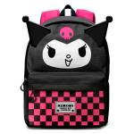 Mochila Kuromi escolar Sanrio 44cm