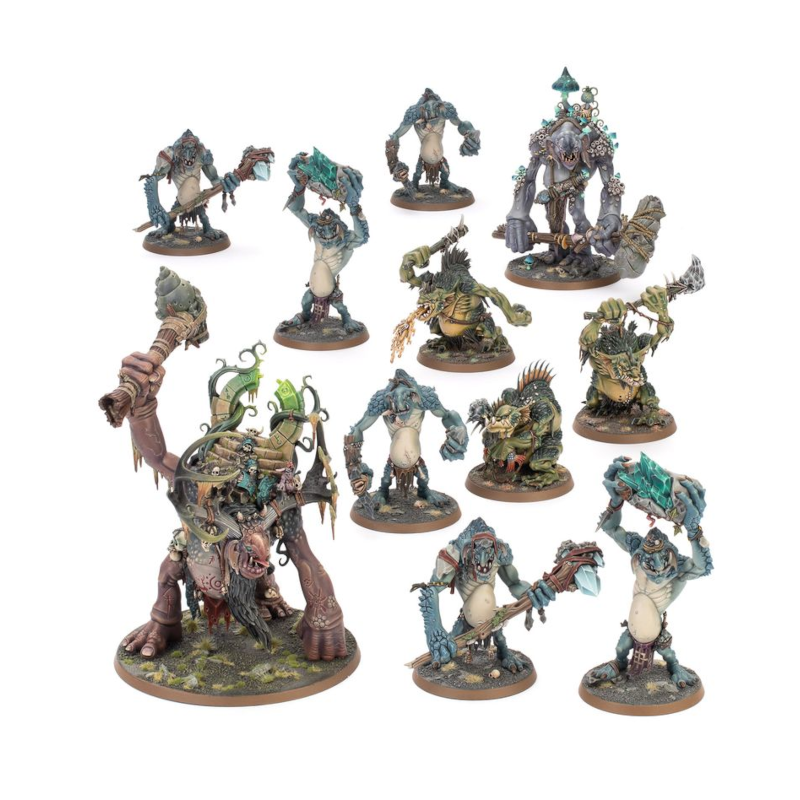 Fuerza de Batalla Tipejoz Nokturnoz Akometida de Kubilmohozo Warhammer Age of Sigmar Gloomspite Gitz Battleforce Dankhold Rampage Fuerza de Batalla Tipejoz Nokturnoz