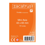 Fundas Transparentes Zacatrus! Mini Asia 43 x 65 mm 55 Fundas Zacatrus