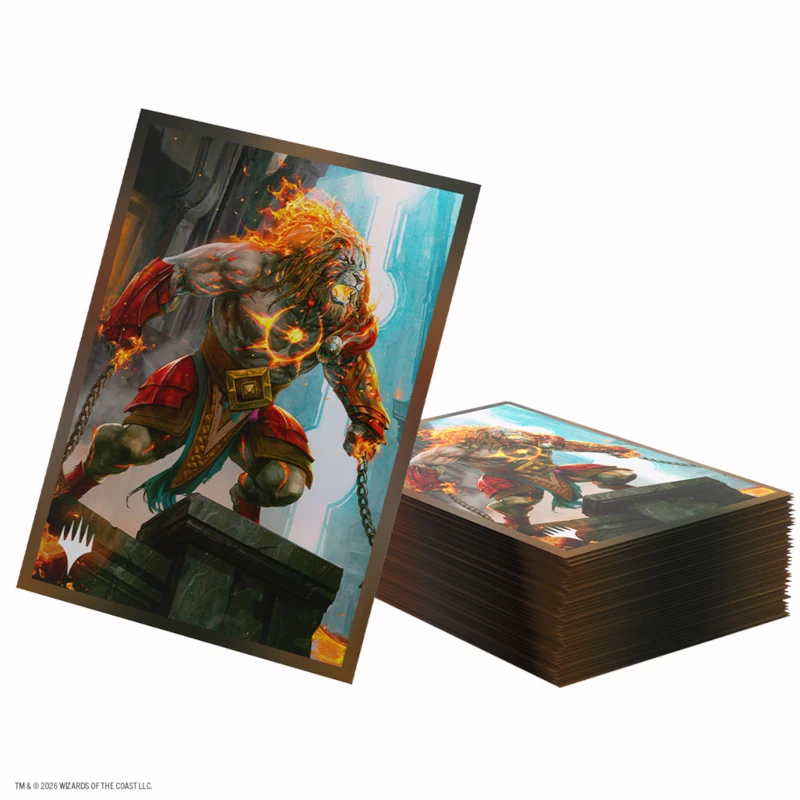 105 Fundas Ajani Art Sleeves Magic Reality Fracture The Gathering Gamegenic 105 Fundas Ajani Art Sleeves Magic Reality Fracture The Gathering Gamegenic - Imagen 1