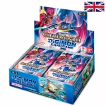 Chivalrous XIII EX 13 caja de 24 sobres en Inglés Digimon Card Game
