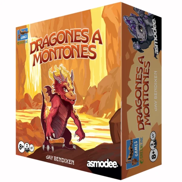 Dragones a montones Juego de Mesa para 2 jugadores